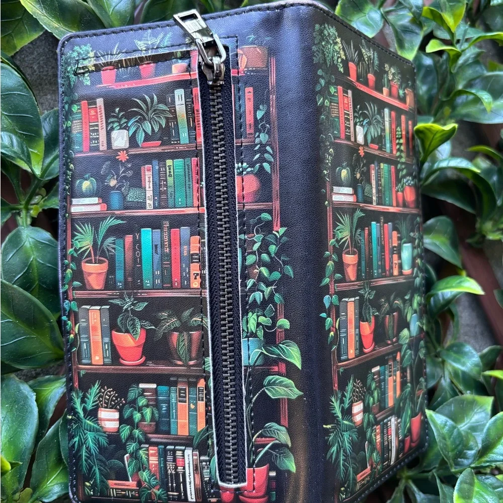 Botanical Bookshelf Wallet - Picture 2 of 6